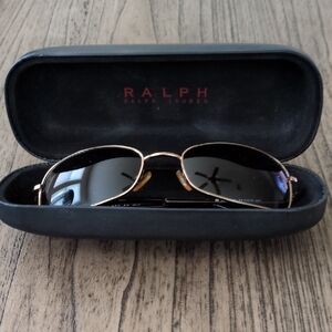 Ralph Lauren Gold and Black Sunglasses